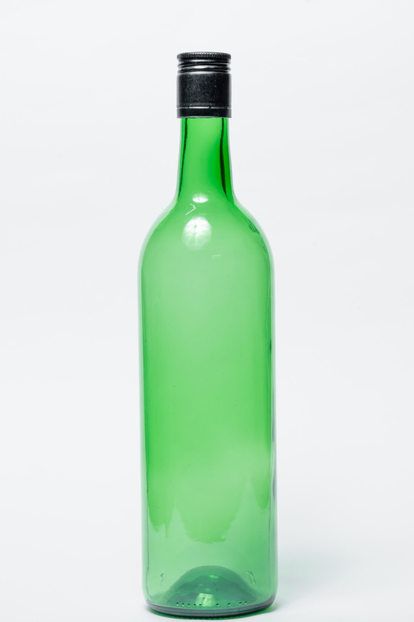 750 ml green wine bottle