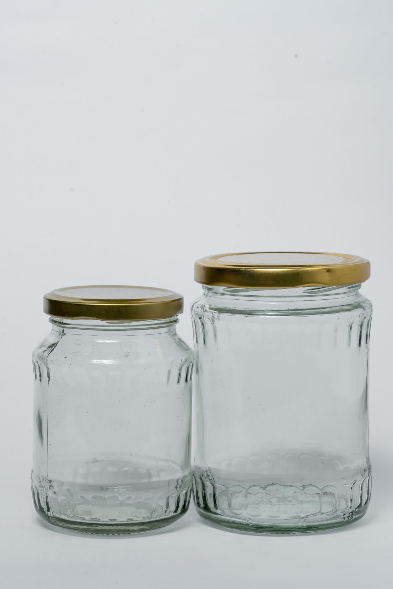 fluted jar