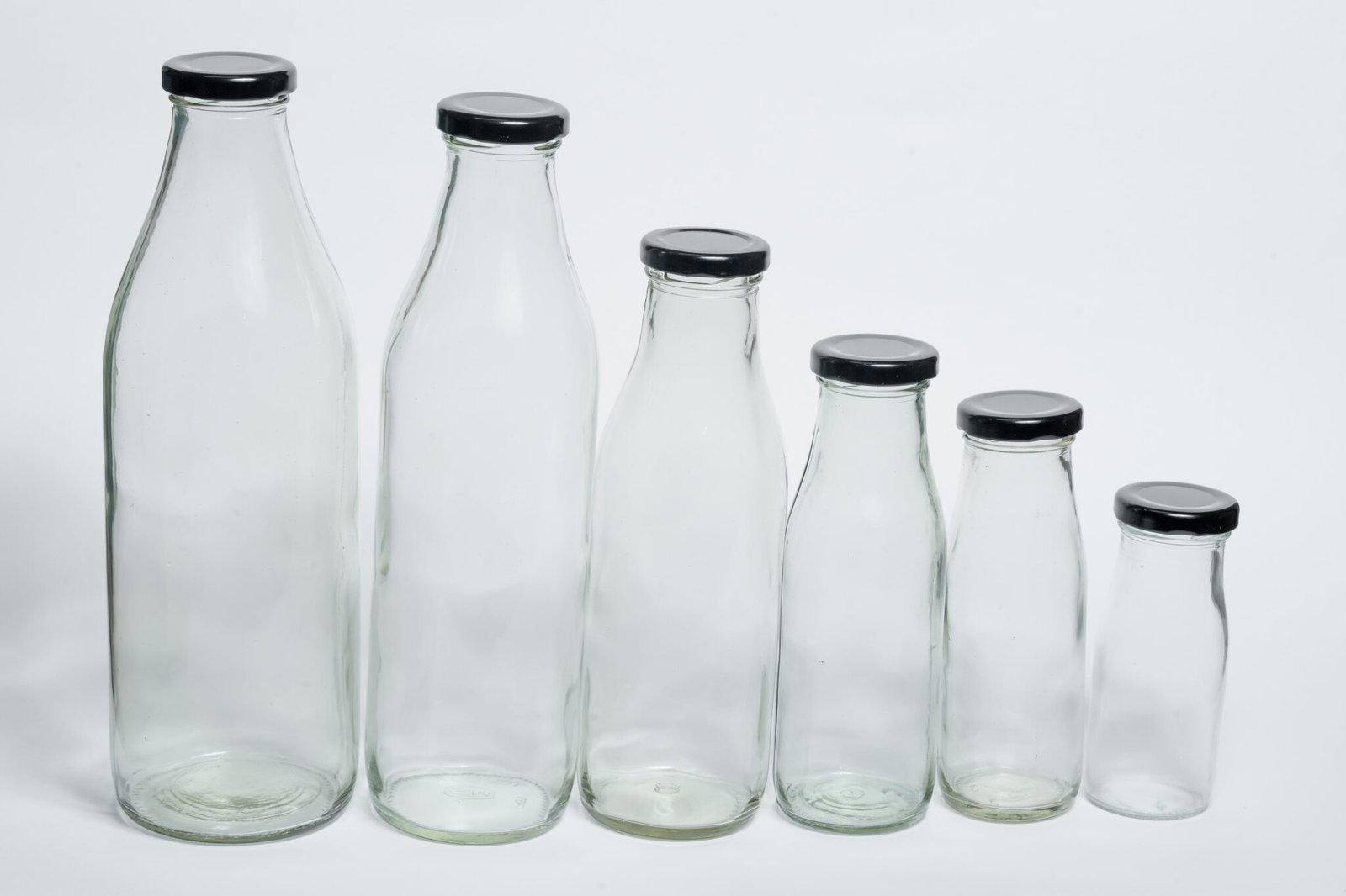 milk bottles